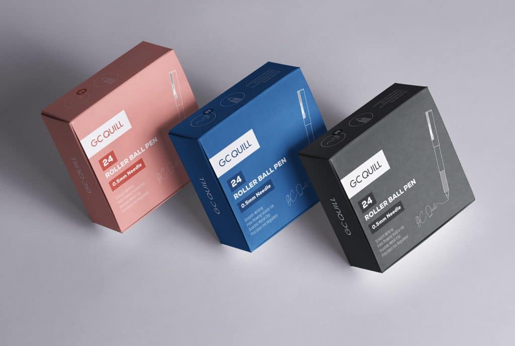 GC Quill Roller ball pen set